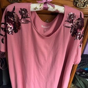 Rose color with sequins, never used!